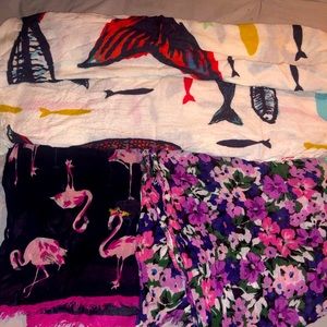 THREE Vera Bradley scarves bundle!